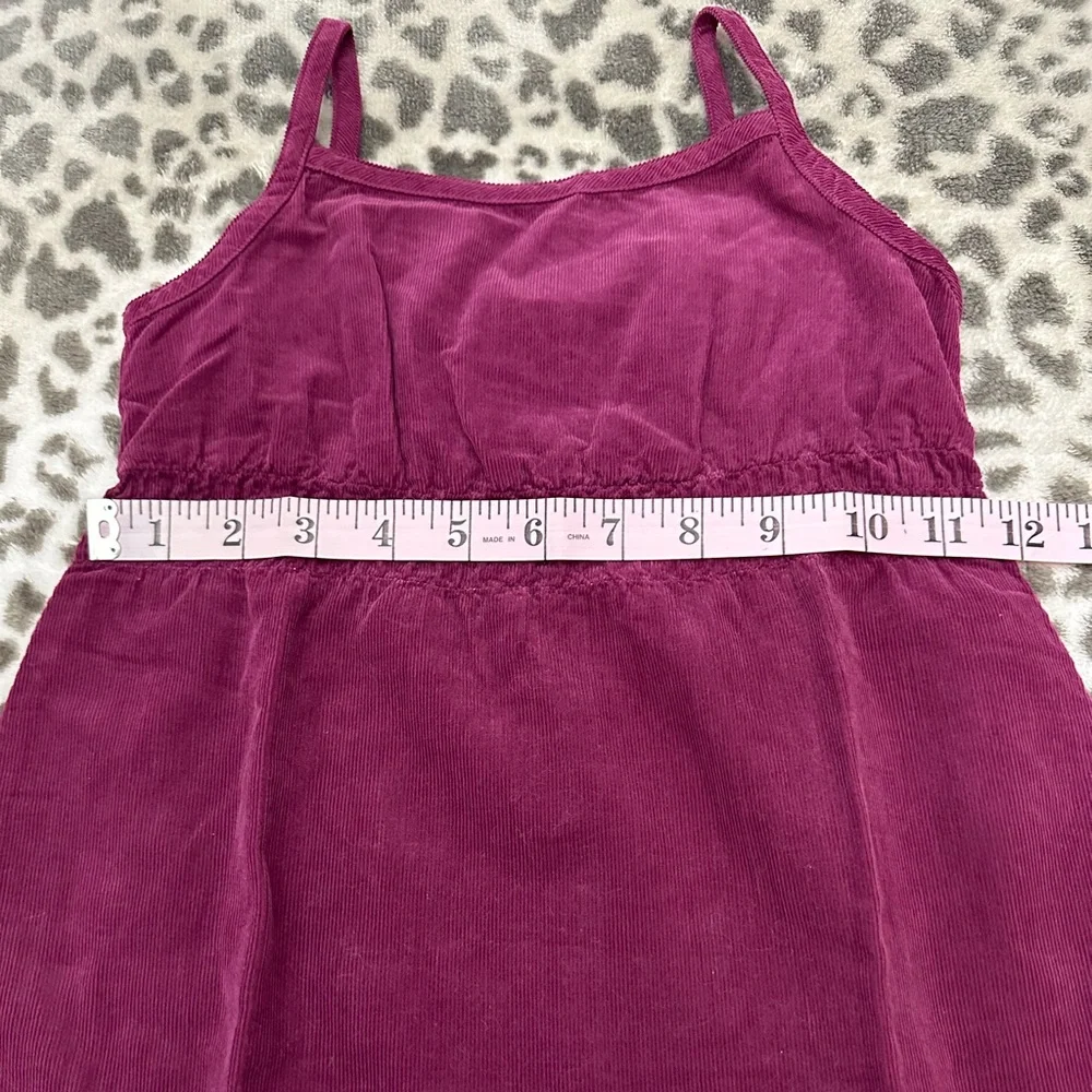 J. Crew Kids Corduroy Tank Dress in Pink Magenta Size XS